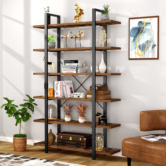 RTUSAS Metal Bookshelf