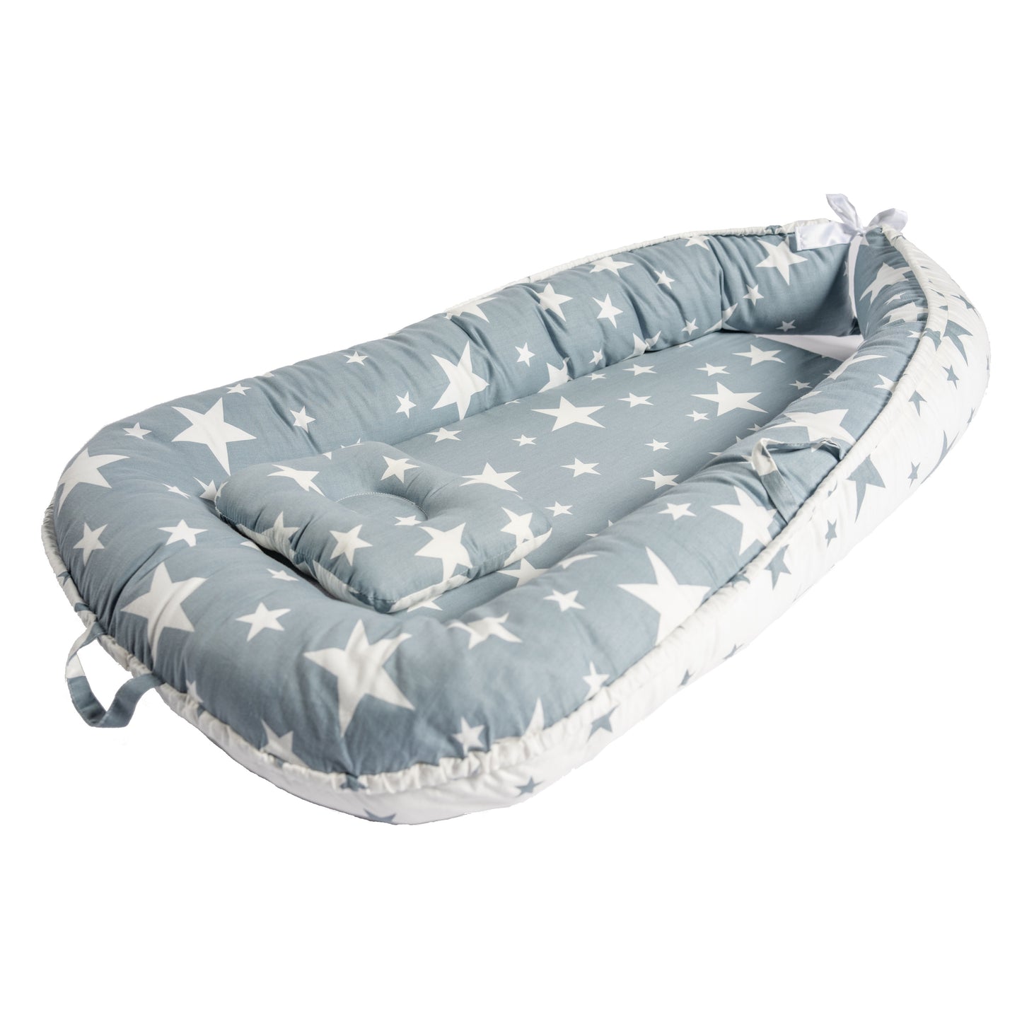 RTUSAS Portable Baby Lounger 100% Cotton Cover