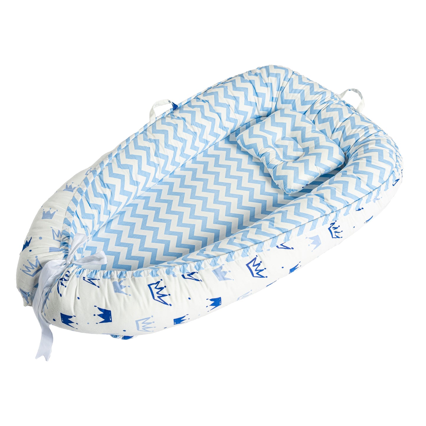 RTUSAS Portable Baby Lounger 100% Cotton Cover