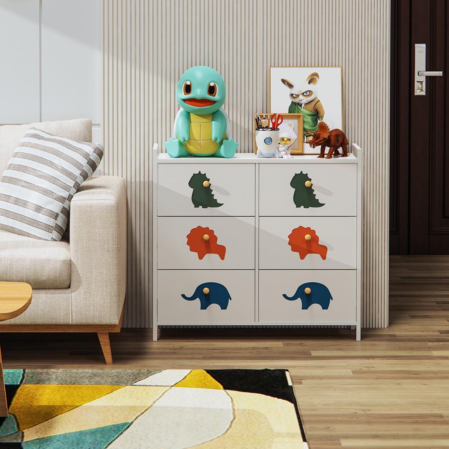 RTUSAS Kids Drawer Dresser