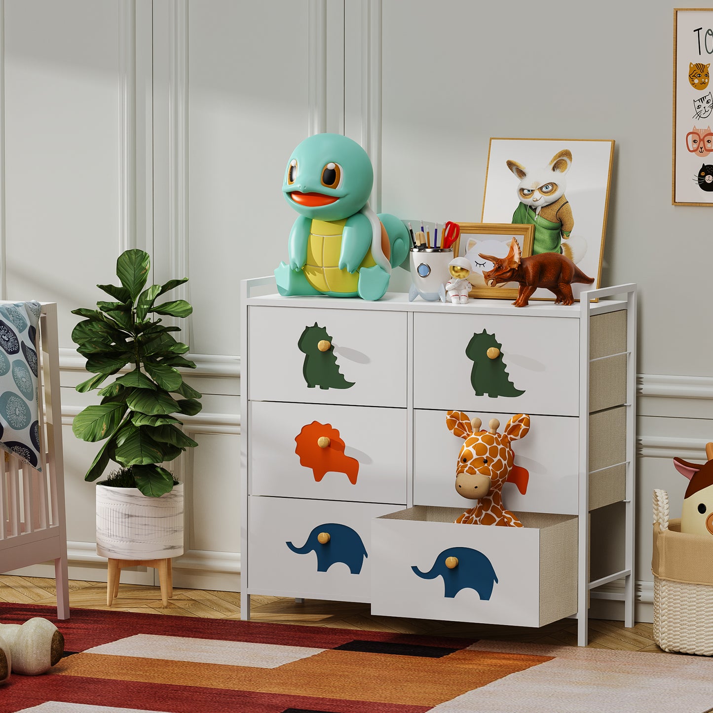 RTUSAS Kids Drawer Dresser