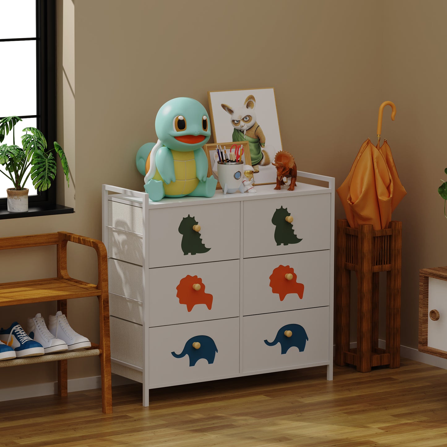 RTUSAS Kids Drawer Dresser